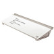 PORTE DOCUMENTS BLOC-NOTES  DIAMOND  L45,8 x lg14 x ht6cm EN VERRE TREMPE EFFACABLE + 1 MARQUEUR EFFACBLE 