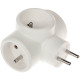ADAPTATEUR 3 MULTIPRISES 3500W 6A BLANC