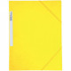 CHEMISE JAUNE 3 RABATS ÉLASTIQUES +ÉTIQUETTE DOS CARTE GRAINÉE 5/10E 450G