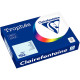 PAQUET DE 250 FEUILLES DE PAPIER 160G DE FORMAT A4 BLEU TROPHEE CLAIREFONTAINE