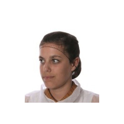 FILET A CHEVEUX MARRON 58CM PQT DE 100