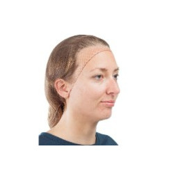 FILET A CHEVEUX CHOCOLAT 50CM SACHET DE 144