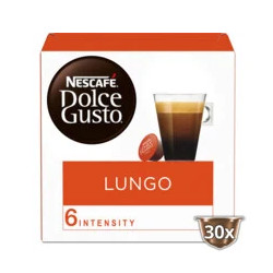 PAQUET DE 30 CAPSULES DOLCE GUSTO NESCAFE LUNGO INTENSITE 6