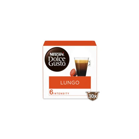 PAQUET DE 30 CAPSULES DOLCE GUSTO NESCAFE LUNGO INTENSITE 6