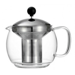 THÉIÈRE ENJOY EN VERRE 1,1 LITRES AVEC PASSE-THÉ