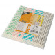 PAILLES EN PAPIER 200MM Assorties LOT DE 100