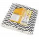 PAILLES EN PAPIER 200MM noires et blanches LOT DE 100