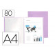 PROTÈGE DOCUMENT PP 80 POCHETTES FIXES A4 LAVANDE OPAQUE