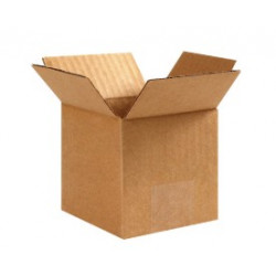 CARTON 35X22X20 PQTX25 CAISSE AMERICAINE SIMPLE CANNELURE BRUN