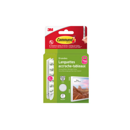 LANGUETTES ACCROCHE TABLEAU GRAND JUSQU'A 7KG