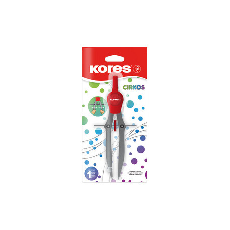 COMPAS EN PLASTIQUE AVEC VIS DE RÉGLAGE CERCLES DIAMETRE MAX 28CM RAYON 14CM MAX