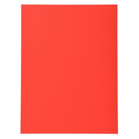 CHEMISE RECYCLE ROUGE PQT 100  PEFC FAB FRANCE 170G 24X32 FOREVER