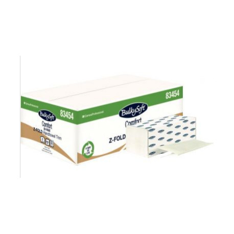ESSUIE MAINS PLIAGE Z  H2 BLANC 2 PLIS PQ 25X150F ( 3750F)  20.5X24  ECOLABEL BULKYSOFT 83454