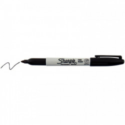 MARQUEUR NOIR PERMANENT FIN SHARPIE S0810930