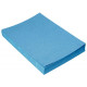 PLAT COUVERTURE GRAIN CUIR A4 BLEU *PQT 100* 250G