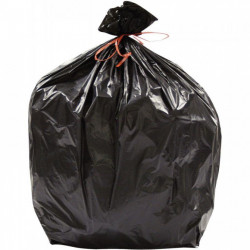 SAC POUBELLE 130L PQT250 20 MICRONS  DÉCHETS LÉGERS 
