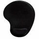 TAPIS SOURIS NOIR AVEC REPOSE POIGNETS GEL L23Xl20XEP0,5 A 3CM 