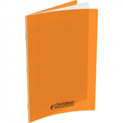 CAHIER POLYPRO 96 PAGES 24X32 SEYÈS, COUVERTURE POLYPRO ORANGE 80G PIQÛRE 