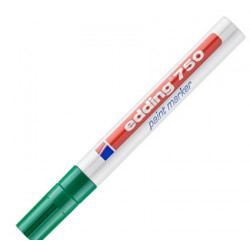 MARQUEUR PEINTURE EDDING E750 VERT PTE MOYENNE 2/4MM