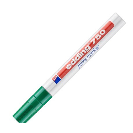 MARQUEUR PEINTURE EDDING E750 VERT PTE MOYENNE 2/4MM