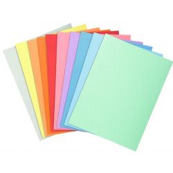 CHEMISE  160G COULEURS VIVES SUPER 180  PEFC/ISO9706-24x32 ASSORTIE PQT 100