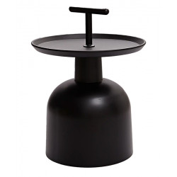 TABLE BASSE EN POLYPROPYLENE NOIRE TRAITE ANTI UV  H42CM L 41 CM ISO9001 BSCI EN581-2  (copie) (copie) (copie)