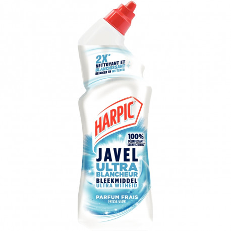GEL WC FRAÎCHEUR JAVEL FLACON 750ML DESODORISANT BIOCIDE 