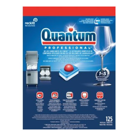 LAVE VAISSELLE QUANTUM PQT125 PASTILLES/TABLETTES CYCLE COURT TRIPLE ACTION  FAB France