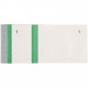 BLOCS VENDEURS 65x135MM BANDE VERTE LOT 10 ELVE 248