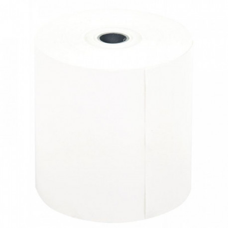 BOBINE  PAPIER THERMIQUE 80 X 80 X 76 M, PQT10  PAPIER 48G  SANS BISPHENOL EXACOMPTA 40808E
