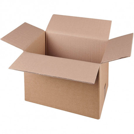 CARTONS 60X40X40 CM PQT 10 CAISSE AMERICAINE DOUBLE CANNELURE  RECYCLÉ
