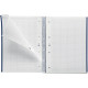 NOTEBOOK MIQUELRIUS FORMAT A4, 80 FEUILLES 90G, QUADRILLÉ 5X5, COUVERTURE CARTON RIGIDE MARINE