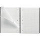 NOTEBOOK MIQUELRIUS FORMAT A4, 80 FEUILLES 90G, QUADRILLÉ 5X5, COUVERTURE CARTON RIGIDE NOIR