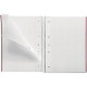 NOTEBOOK MIQUELRIUS FORMAT A4, 80 FEUILLES 90G, QUADRILLÉ 5X5, COUVERTURE CARTON RIGIDE ROSE POUDRÉ