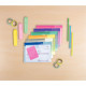 PAQUET DE 6 ENVELOPPES EN POLYPROPYLÈNE POUR FORMAT A5, COLORIS ASSORTIS