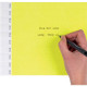 POCHETTE DE 500 BRACELETS D'IDENTIFICATION 256X19 MM JAUNE FLUO
