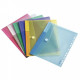 POCHETTES PERFOREES TRANSLUCIDES A4  60F ASSORTIS PQT 12 TARIFOLD 510229