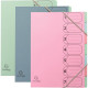 TRIEUR EN CARTE RECYCLÉE AUTENTIK 7 COMPARTIMENTS, COLORIS ASSORTIS