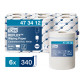 ESSUIE TOUT MAINS 2 PLIS  PQT6 M4 P1  BOBINES DEVIDAGE CENTRAL 300M BLANC TORK REFLEX AGEC FSC ECOLABEL CONTACT ALIMENTAIRE 895F