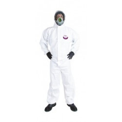 COMBINAISON DE PROTECTION A CAPUCHE CARTON DE 50 WEEPRO TYPE 5/6 BLANC TAILLE L