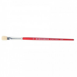 PINCEAU BROSSE PLATE N10 EN SOIE