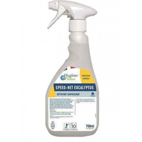NETTOYANT DEGRAISSANT SURPUISSANT MULTI USAGES SPEED NET EUCALYPTUS FLACON 750ML