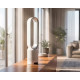 VENTILATEUR DE TABLE 58CM SANS PALE BLANC/ARGENT