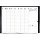 AGENDA SEMAINIER EU 09/09 NOIR 21x29.7cm 13 mois août à août 1 semaine sur 2 pages