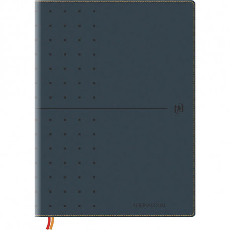 AGENDA OXFORD INTERNATIONAL A4 128PAGES 1 SEMAINE SUR 2 PAGES NOIR