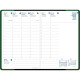 AGENDA SEMAINIER EUNOÏA 10X15CM VERT SAPIN