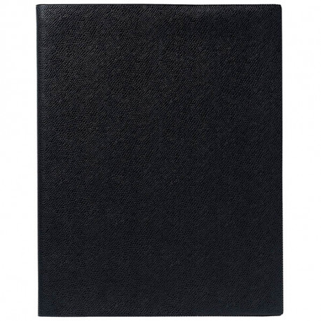 AGENDA SEMAINIER SPIRALE 21X27CM NOIR 13 mois Décembre à Décembre. La semaine sur 2 pages