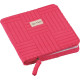 AGENDA SEMAINIER THÉA 16X16CM ROSE FRAMBOISE
