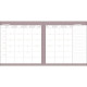 AGENDA SEMAINIER THÉA 16X16CM ROSE FRAMBOISE