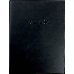 AGENDA JOURNAL 29 NOIR 21x29,7cm 12 mois Janvier à Décembre . 1 jour par page